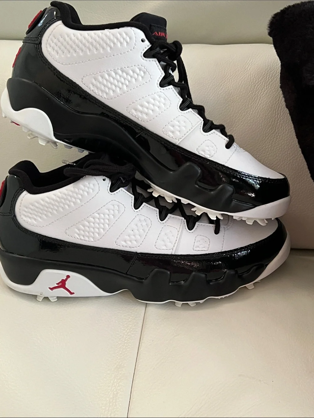 Nike Jordan Men’s Golf Shoes - White, Black, & Red